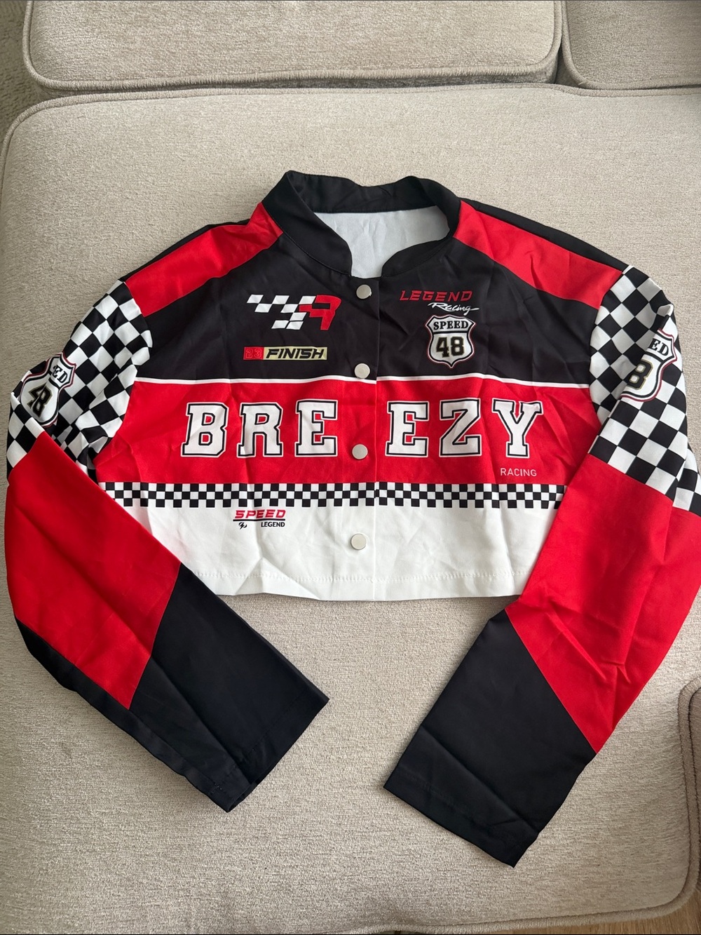 Red & Black Racing Jacket